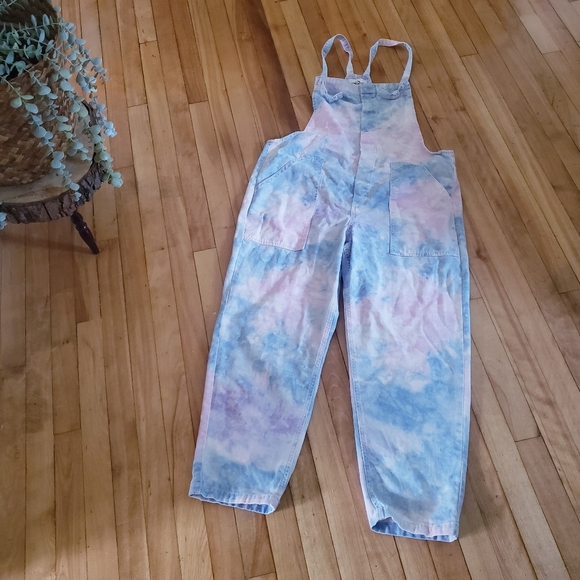 Vintage 90'sJordache Knotted Slouchy Jean Overalls - L - Picture 4 of 11